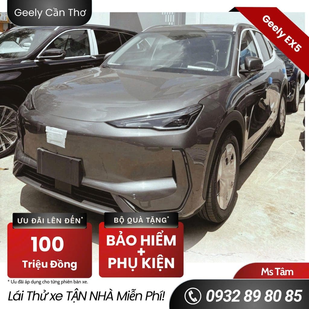 laravan lynkco can tho san pham geely ex5 black